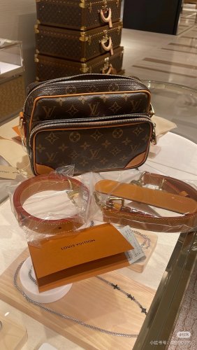 LV25 New Vintage Postman BagNew release with hand-held and crossbody shoulder strapsBo