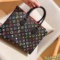one hundred and fifty-fiveboxlessLV onthego Louis Vuitton Black Tri Color Jungle Bag
