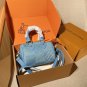 one hundred and ninetyChip versionLv Louis VuittonDenim denim plaid nano speedy16 pi