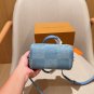 one hundred and ninetyChip versionLv Louis VuittonDenim denim plaid nano speedy16 pi