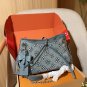 one hundred and ninety-fiveChip versionLv Louis VuittonNew denim embossed denim carr