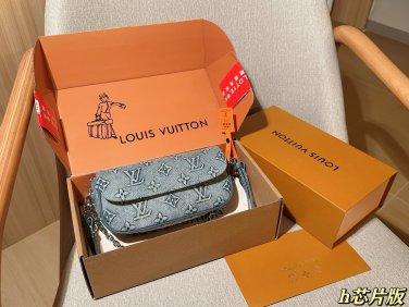 one hundred and sixtyChip versionLv Louis VuittonDenim Cowboy Ivy Mahjong Bun! Chain