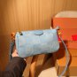 one hundred and sixty-fiveChip versionLv Louis VuittonNew Denim Cowboy Blue Hobo Und