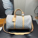 one hundred and sixty-fiveSize 45.25cmNew LV denim denim popular travel bag! Each cele
