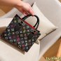one hundred and thirty-fiveLV onthego Louis Vuitton Black Tri Color Jungle BagSize