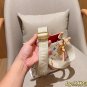 one hundred and thirty-fiveLV onthego Louis Vuitton white tri color jungle bagSize