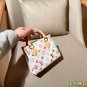 one hundred and twenty-fiveLV onthego Louis Vuitton White Tri Color Mini Jungle BagS