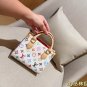 one hundred and twenty-fiveLV onthego Louis Vuitton White Tri Color Mini Jungle BagS