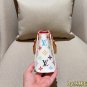 one hundred and twenty-fiveLV onthego Louis Vuitton White Tri Color Mini Jungle BagS
