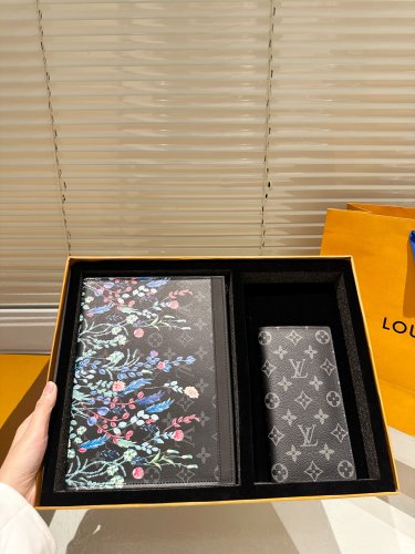 Original order P160Wallet Handbag with gift boxHigh version! [Heha] LV Leather Wallet_1834