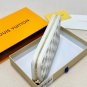 P80 Color White Grid Pink Size 19x10 Model 60017 LV Counter Classic Single Zipper Wallet