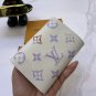 P85 Dream Series41938 Lv counter explosive Doudou wallet three fold item with cowhide an