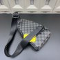 P85 Louis Vuitton Louis VuittonLV printed chest bag, crossbody shoulder bag, physical sh