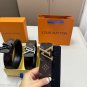 p85D-29 complete packaging+tote bagLV Louis VuittonMen's leather belt