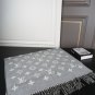 P90LV Reykjavik double-sided cashmere tassel scarf, vintage woolen scarfThis style is