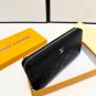 P100 color black size 20x10 LV new men's handbag original top layer cowhide, first-class