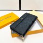 P100 color black size 20x10 LV new men's handbag original top layer cowhide, first-class