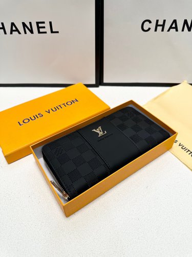 P100 color black size 20x10 LV new men's handbag original top layer cowhide, first-class_2030