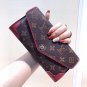 P105 color red size 19x10 Lv counter style essential soft leather two fold wallet for beau
