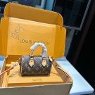 P120 (gift box packaging)LV Nano Speedy 16 Pillow Bag LV New Series Pillow Bag Handbag,