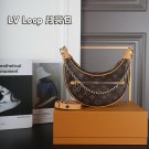 P120 Folding BoxLV Loop Moon Bag Pea Bag Underarm Bag Handbill Shoulder Bag Crescent Bag