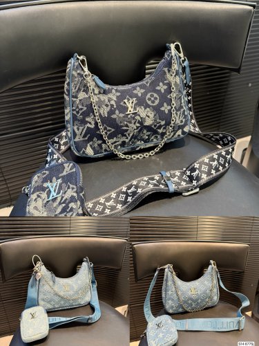 P120 with box Lv 2-in-1 armpit bagPaired with a detachable small bag,Versatile and pra