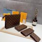 P120 Zipper Bag p80 Long Fold p80 Short Fold p70 Color Old Flower LV Old Flower Men's Set