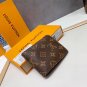 P120 Zipper Bag p80 Long Fold p80 Short Fold p70 Color Old Flower LV Old Flower Men's Set
