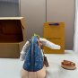 p120D-412 size 24 × 18The new Lv denim shell bag is eye-catching, very unique, with a