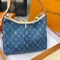 p120size:30cmLV Louis Vuitton Denim Cowboy Carryall BagFocusing on a casual style