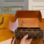 P125 (Folding Box Airplane Box)size&iuml;&frac14;�22&Atilde;�12LV Louis Vuitton Ivy Mahjong Bag Underarm B