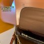 P125 (Folding Box Airplane Box)size&iuml;&frac14;�22&Atilde;�12LV Louis Vuitton Ivy Mahjong Bag Underarm B