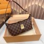 P125 folding box airplane boxSize 21.12LV Pochette Mia lunch box bag, equipped with S-