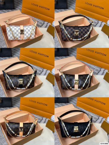 P125 gift box packagingLV Pochette Mia handbag from Louis Vuitton, featuring classic Mon_584