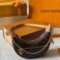 p125LV Louis Vuitton  Vitage's new vintage pea bunLv Marcel used bag, recently the st