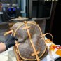 P130 (gift box packaging)The LV Saumur vintage Gemini messenger bag has been launched si