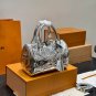 P130 folding boxLV new product SKI series Speedy20 pillow bag with mirror finish patent