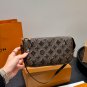P130 gift box packagingChip version!Lv's new mahjong armpit bag in winter silver wrapp