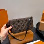 P130 gift box packagingChip version!Lv's new mahjong armpit bag in winter silver wrapp