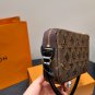 P130 gift box packagingChip version!Lv's new mahjong armpit bag in winter silver wrapp