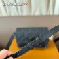 P130 with folding box LV's newly launched men's mailman bag is so popular that it is hard