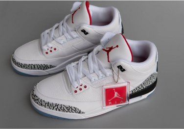 3 Retro Free Throw Line White Cement 2026