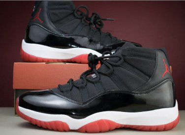11 Retro Playoffs Bred (2025) Black Red