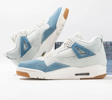 2026  4 Retro TEX Denim Worn Blue