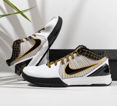 Kobe 4 Protro White Black Del Sol