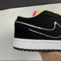 Air Jordan 1 Low Black Aurora Green Laser Orange Shoes Sneakers
