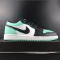 Air Jordan 1 Low Emerald Toe Shoes Sneakers