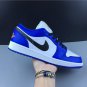 Air Jordan 1 Low Hyper Royal Orange Peel Shoes Sneakers