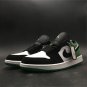 Air Jordan 1 Low White Black Mystic Green Shoes Sneakers