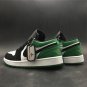 Air Jordan 1 Low White Black Mystic Green Shoes Sneakers